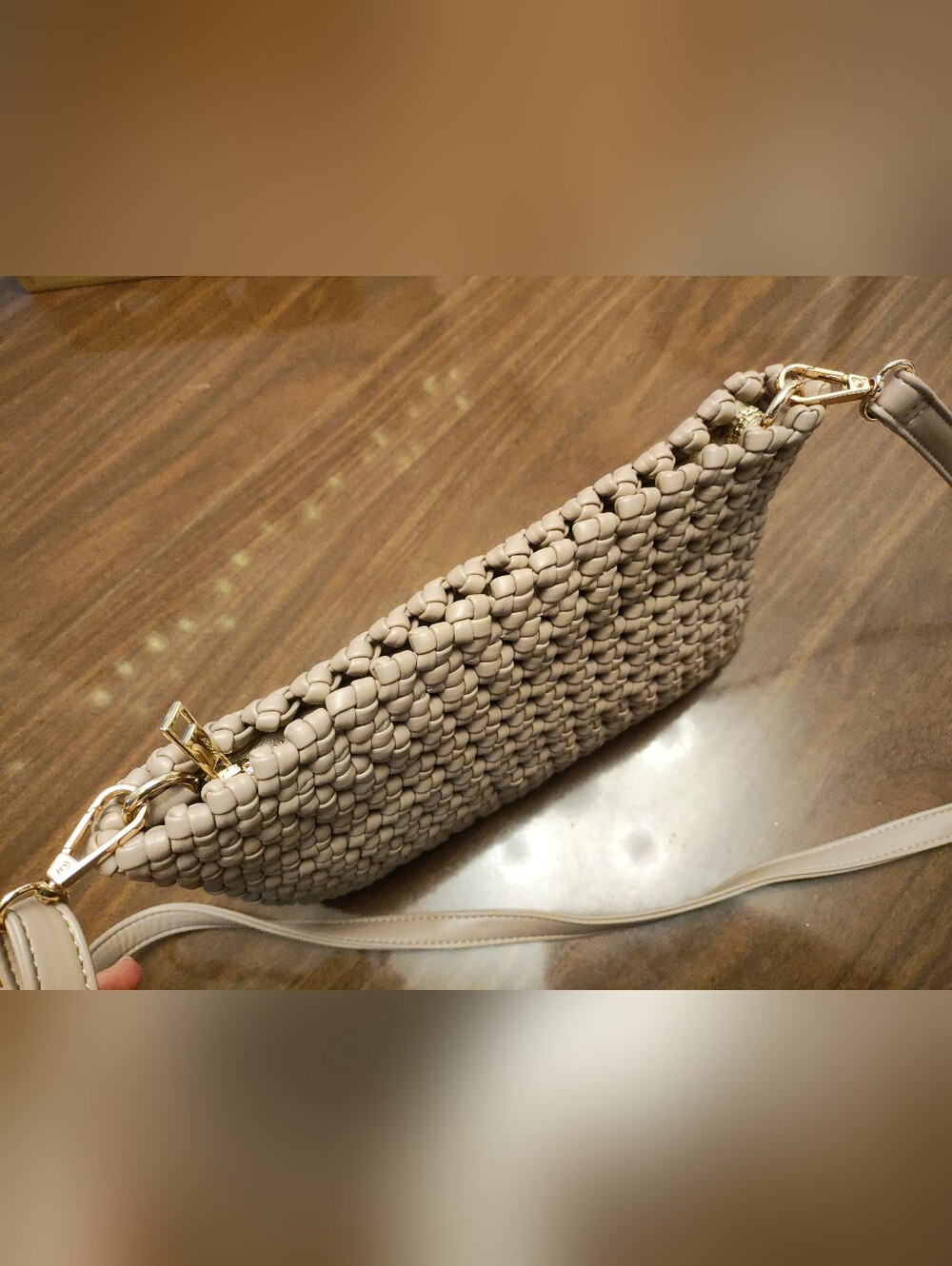 Insane Condition Anthropologie Kalani Woven Knot Crossbody Bag (Faux Leather Ed) - Picture 6 of 8